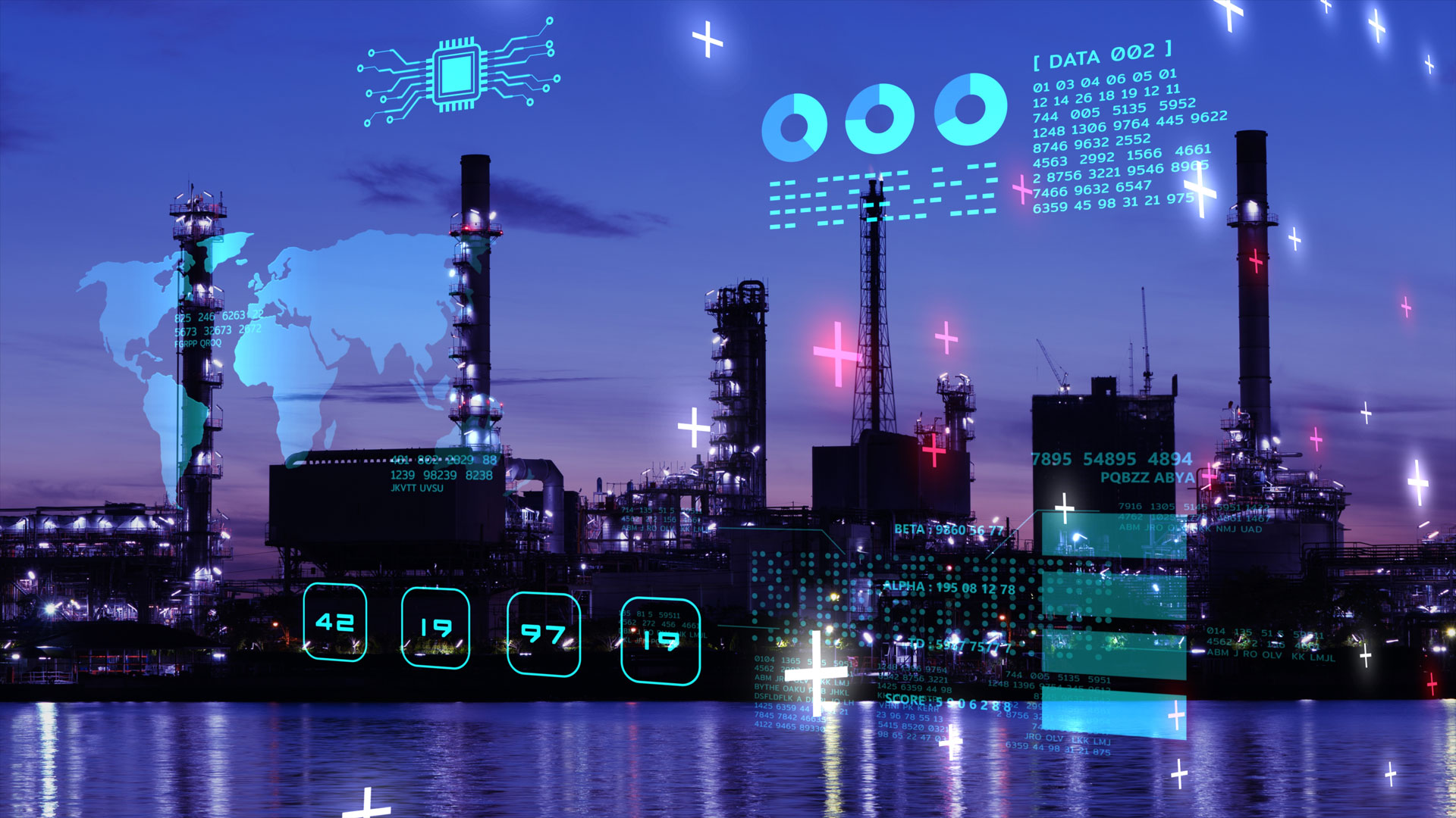 Conceptual image of digitization